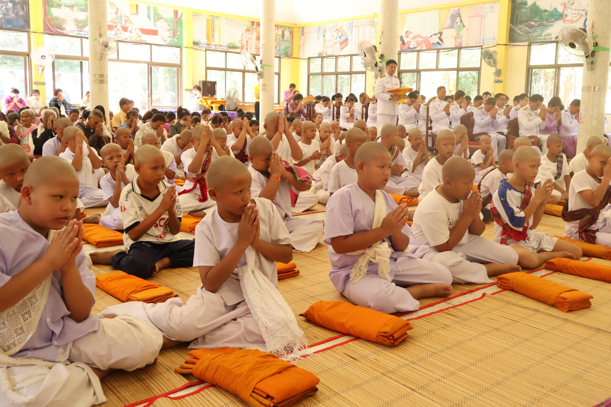 พช.ยโสธร เข้าร่วมพิธีบรรพชาสามเณรภาคฤดูร้อน เฉลิมพระเกียรติ ฯ