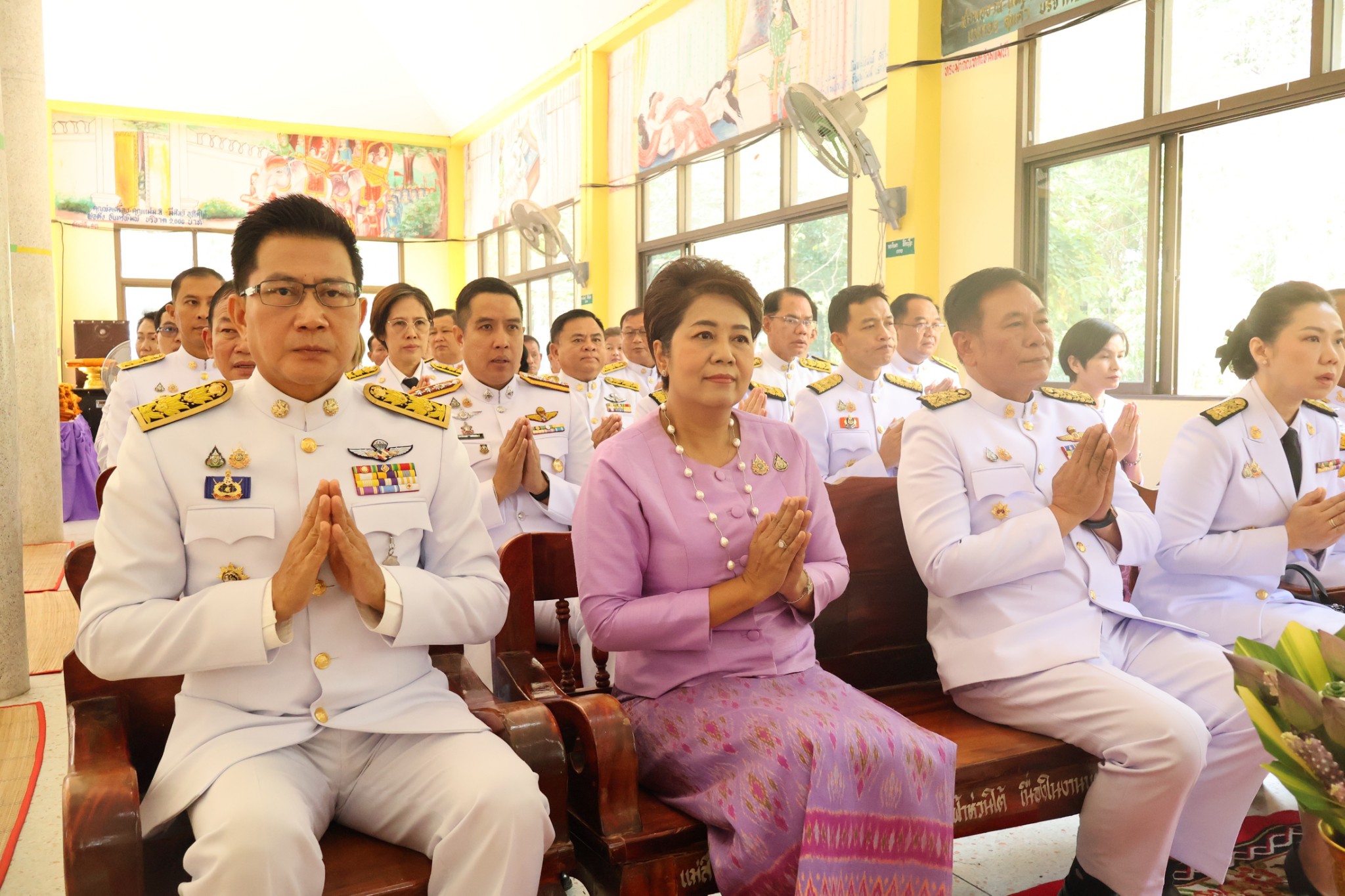 พช.ยโสธร เข้าร่วมพิธีบรรพชาสามเณรภาคฤดูร้อน เฉลิมพระเกียรติ ฯ