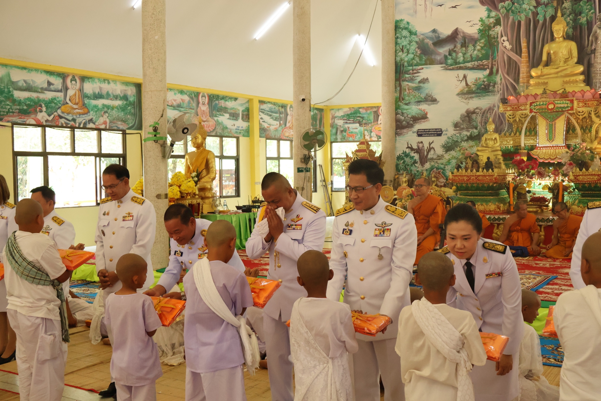 พช.ยโสธร เข้าร่วมพิธีบรรพชาสามเณรภาคฤดูร้อน เฉลิมพระเกียรติ ฯ