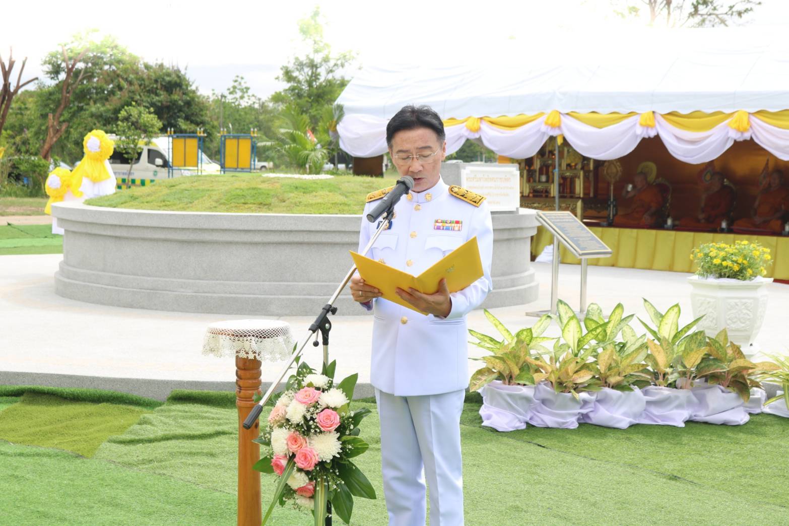 🎉พช.ยโสธร 🎉 ร่วมพิธีปลูก “พระศรีมหาโพธิทศมราชบพิตร” ต้นพระศรีมหาโพธิ์พระราชทานจากพระบาทสมเด็จพระเจ้าอยู่หัว พร้อมกันกับทุกจังหวัดทั่วประเทศ