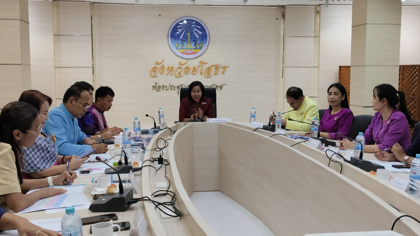 🌼สำนักงานพัฒนาชุมชนจังหวัดยโสธร 🌼 ประชุมคณะผู้บริหารและเจ้าหน้าที่พัฒนาชุมชน สังกัดสำนักงานพัฒนาชุมชนจังหวัดยโสธร ครั้งที่ 6 /2568